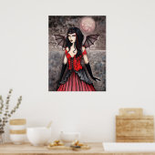 Vampire Gothic Fairy Art Poster Print (Küche)
