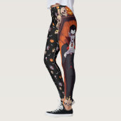 🦇 Vampire Gothic Halloween Leggings 🎃 Black 🖤 (Links)