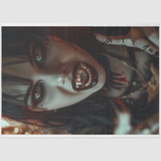 Vampire Gothic Seraphina Decoupage Seidenpapier (Vorderseite)