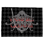 Vampire Groom Große Geschenktüte (Rückseite)