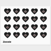 Vampire Groom Heart Sticker (Blatt)