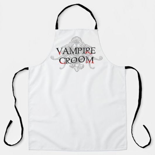 Vampire Groom Schürze (Vorderseite)