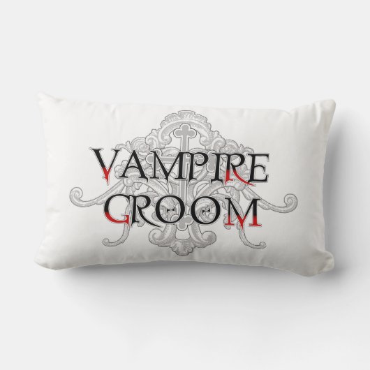Vampire Groom Throw Kissen (Rückseite)