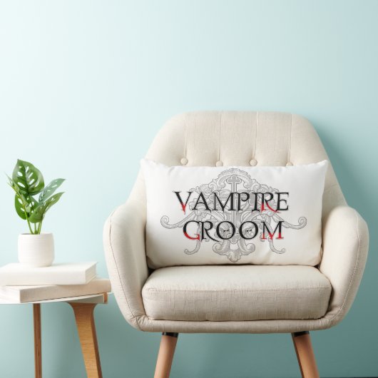 Vampire Groom Throw Kissen (Stuhl )