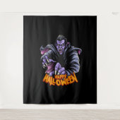 Vampire Halloween Backdrop Wandteppich (Vorderseite)