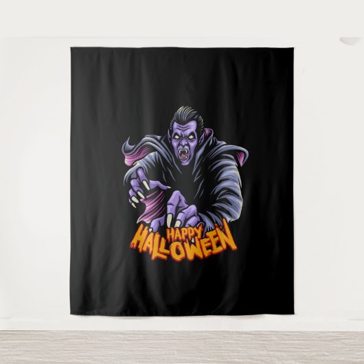 Vampire Halloween Backdrop Wandteppich (Vorderseite)