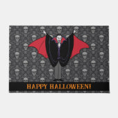Vampire Halloween Custom Gruß Gothic Skulls Fußmatte (Vorderseite)