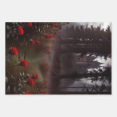 Vampire Halloween Hintergrund Geschenkpapier Set (Vorderseite 3)