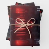 Vampire Halloween Hintergrund Geschenkpapier Set (Beispiel)