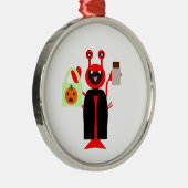 Vampire Halloween Humster Ornament Aus Metall (Rechts)