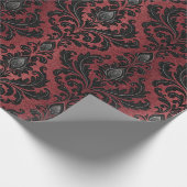 Vampire Halloween Muster Geschenkpapier (Ecke)