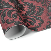 Vampire Halloween Muster Geschenkpapier (Rolleneckpunkt)