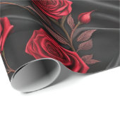 Vampire Halloween Muster Geschenkpapier (Rolleneckpunkt)