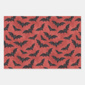 Vampire Halloween Muster Geschenkpapier Set (Vorderseite 3)
