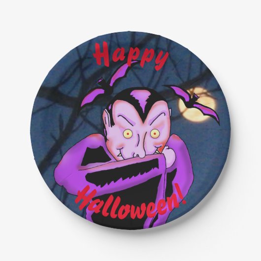 Vampire Halloween Paper Teller (Vorderseite)