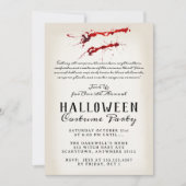 Vampire Halloween-Party Einladung (Vorderseite)