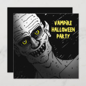 Vampire Halloween-Party Einladung (Vorne/Hinten)