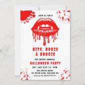 Vampire-Halloween-Party für Rotblut Einladung (Vorderseite)