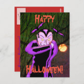 Vampire Halloween Postcard Postkarte (Vorne/Hinten)