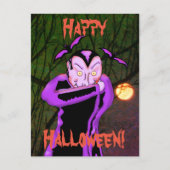 Vampire Halloween Postcard Postkarte (Vorderseite)