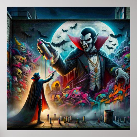 Vampire Halloween Poster (Vorne)