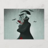 Vampire halloween postkarte (Vorderseite)