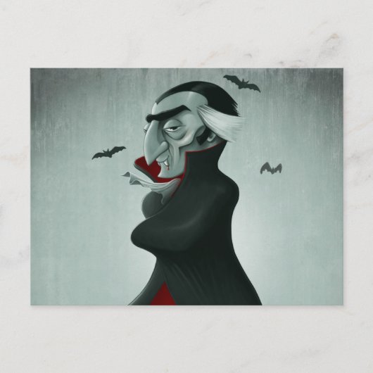 Vampire halloween postkarte (Vorderseite)