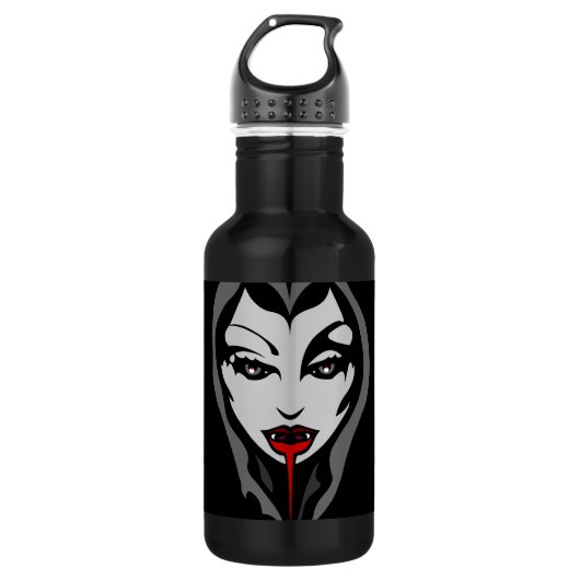 Vampire Halloween Sportflaschen Trinkflasche (Vorderseite)