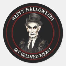 Vampire Halloween Sticker