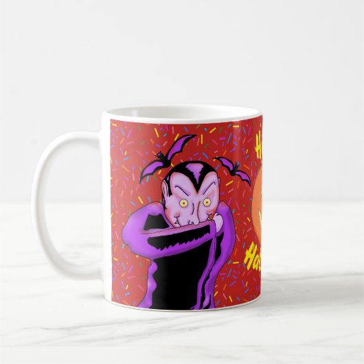 Vampire Halloween-Tasse Kaffeetasse (Links)