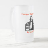 Vampire Halloween-Tasse Mattglas Bierglas (Vorderseite Links)