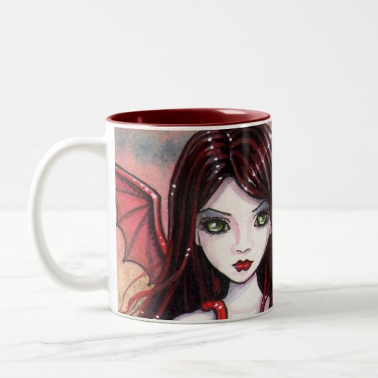 Vampire Halloween Tasse von Molly Harrison (Links)