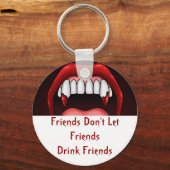 Vampire Halloween Teeth Schlüsselanhänger (Vorderseite)