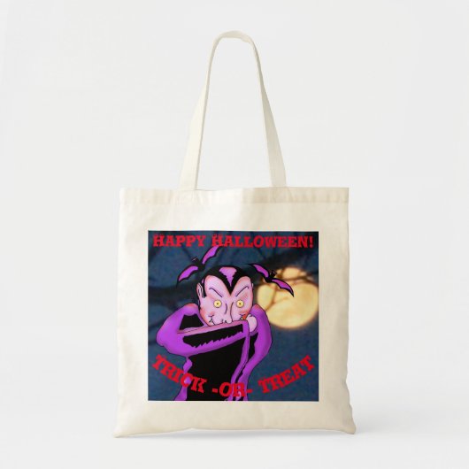 Vampire Halloween Tote Bag Tragetasche (Vorne)