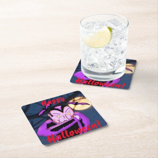 Vampire Halloween Untersetzer (Vor Ort)