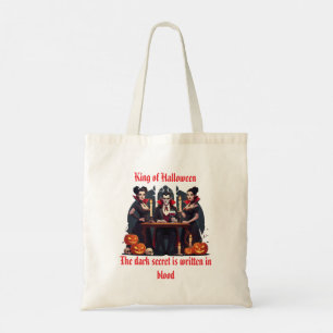 Vampire Halloween White Tote Tasche 🧛 ♂️ 🤍