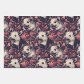 Vampire Hamster Halloween Wrapping Paper Geschenkpapier Set (Vorderseite 2)