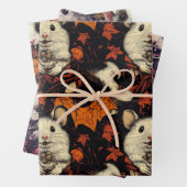 Vampire Hamster Halloween Wrapping Paper Geschenkpapier Set (Beispiel)