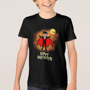 Vampire Happy Halloween t-kurz Tri-Blend Shirt