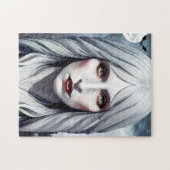 Vampire Hexe Woman Fantasy Dark Art Puzzle (Horizontal)