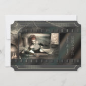 Vampire Horror Movie Gothic Halloween-Party Einladung (Vorderseite)