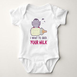 Vampire - ich will, um Ihre Milch zu sind zum Baby Strampler