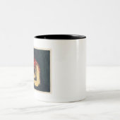 Vampire II von Edvard Munch Zweifarbige Tasse (Mittel)