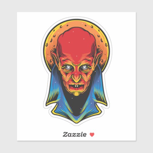 Vampire Illustration Aufkleber (Blatt)