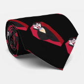 Vampire in Coffin Krawatte (Gerollt)
