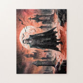 Vampire in Moonlit Graveyard Puzzle (Vertikal)