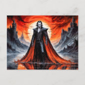 Vampire in Red Moonlight Postkarte (Vorderseite)