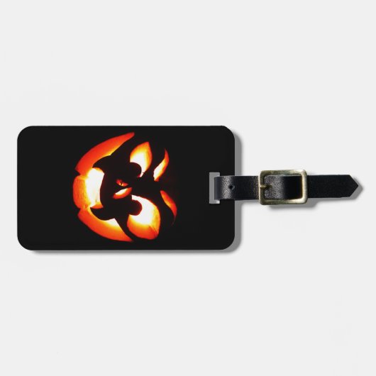 Vampire Jack-O-Lantern Gepäckanhänger (Vorderseite horizontal)