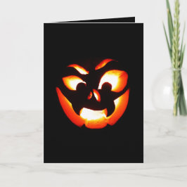 Vampire Jack-O-Lantern Karte