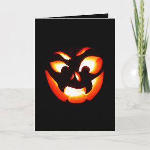 Vampire Jack-O-Lantern Karte